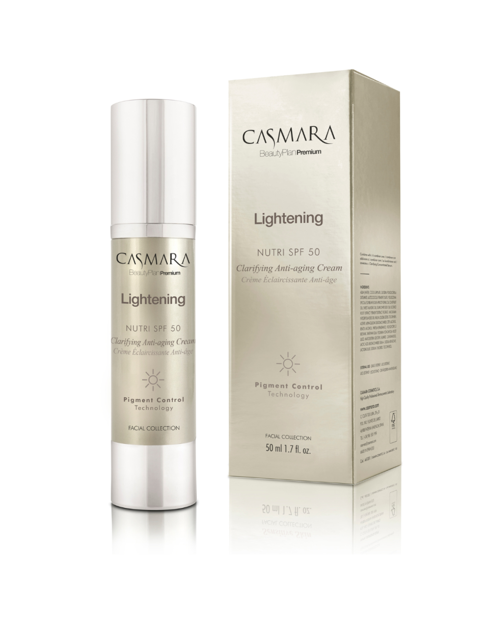 LIGHTENING Crème Dépigmentante anti-âge Nacar SPF50
